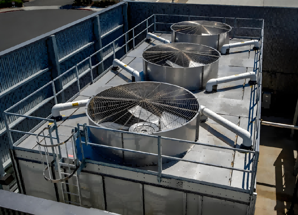 余热发电冷却塔维修